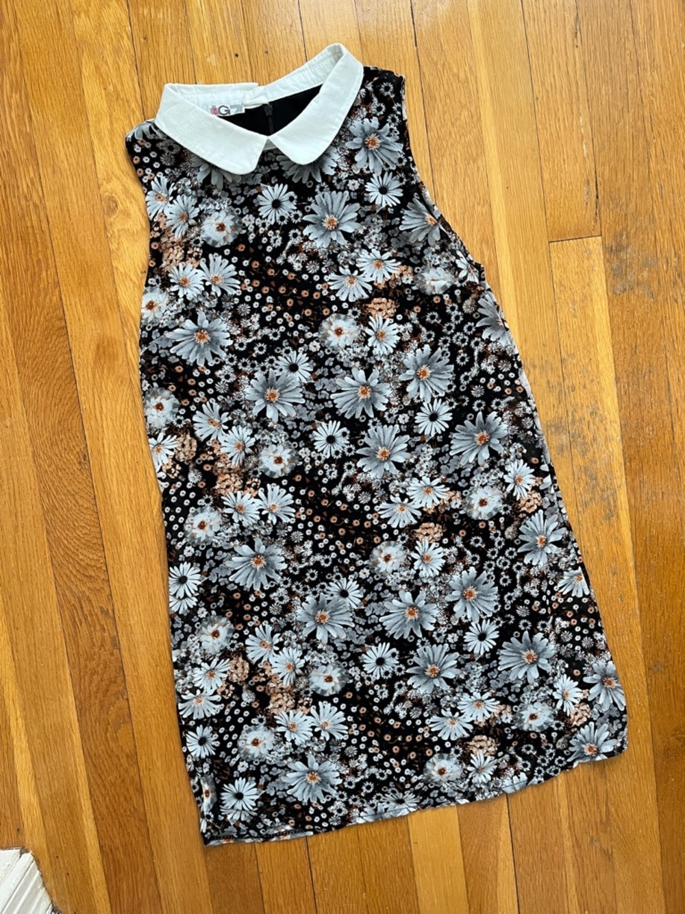 WalG London Daisy Floral Sheer Collared Mini Dress Fully Lined XS - Picture 6 of 13